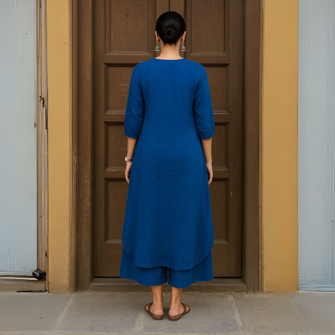 Elegant Everyday Blue Kurta Set