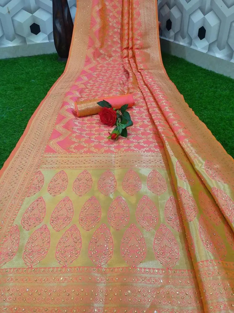 Buy Woven Banglori Pure Silk Saree Women’s Fashion Online - We Shine India