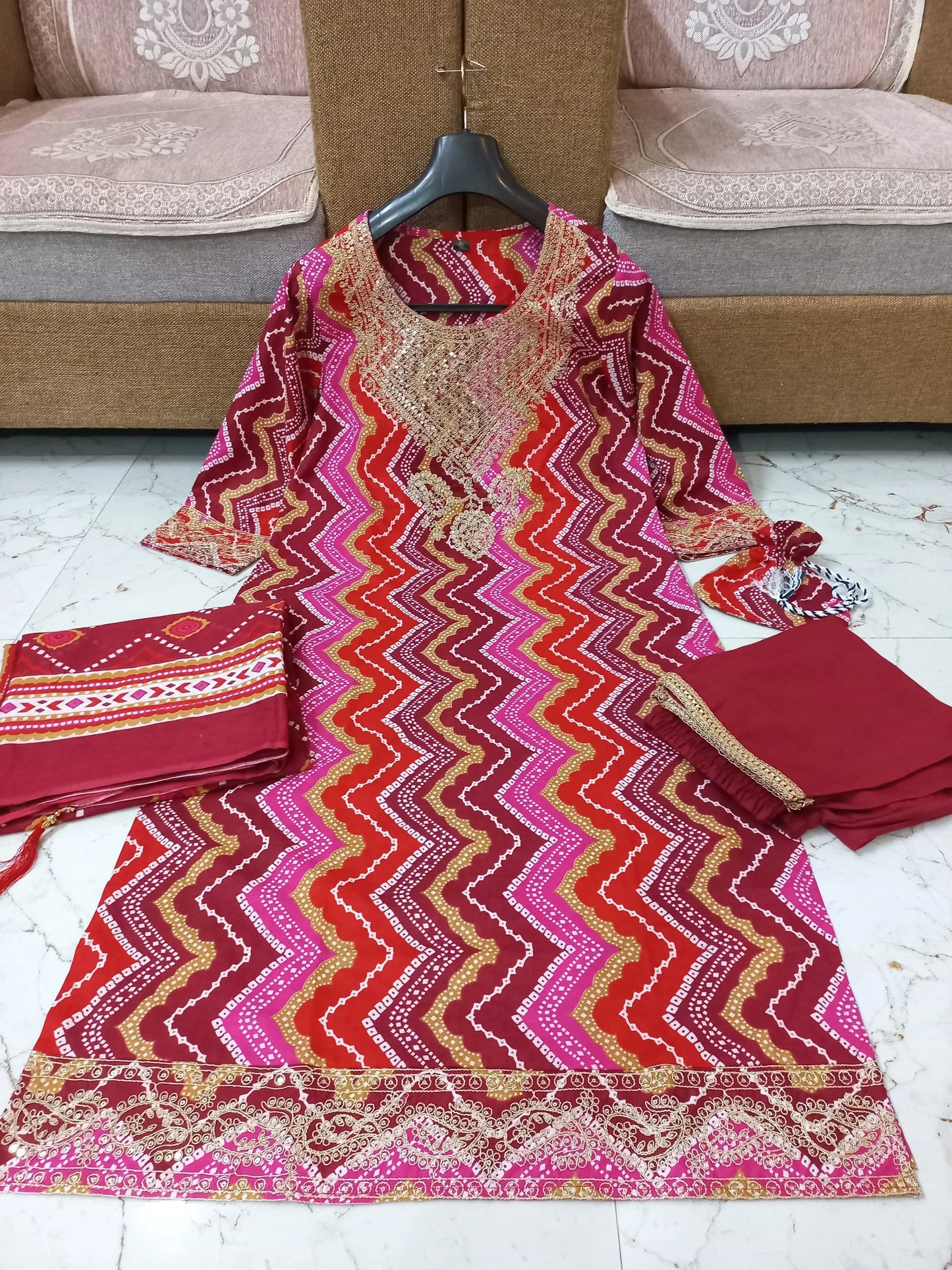 Buy Women Viscose Rayon Kurta Pant Dupatta Set Women’s Fashion Online - We Shine