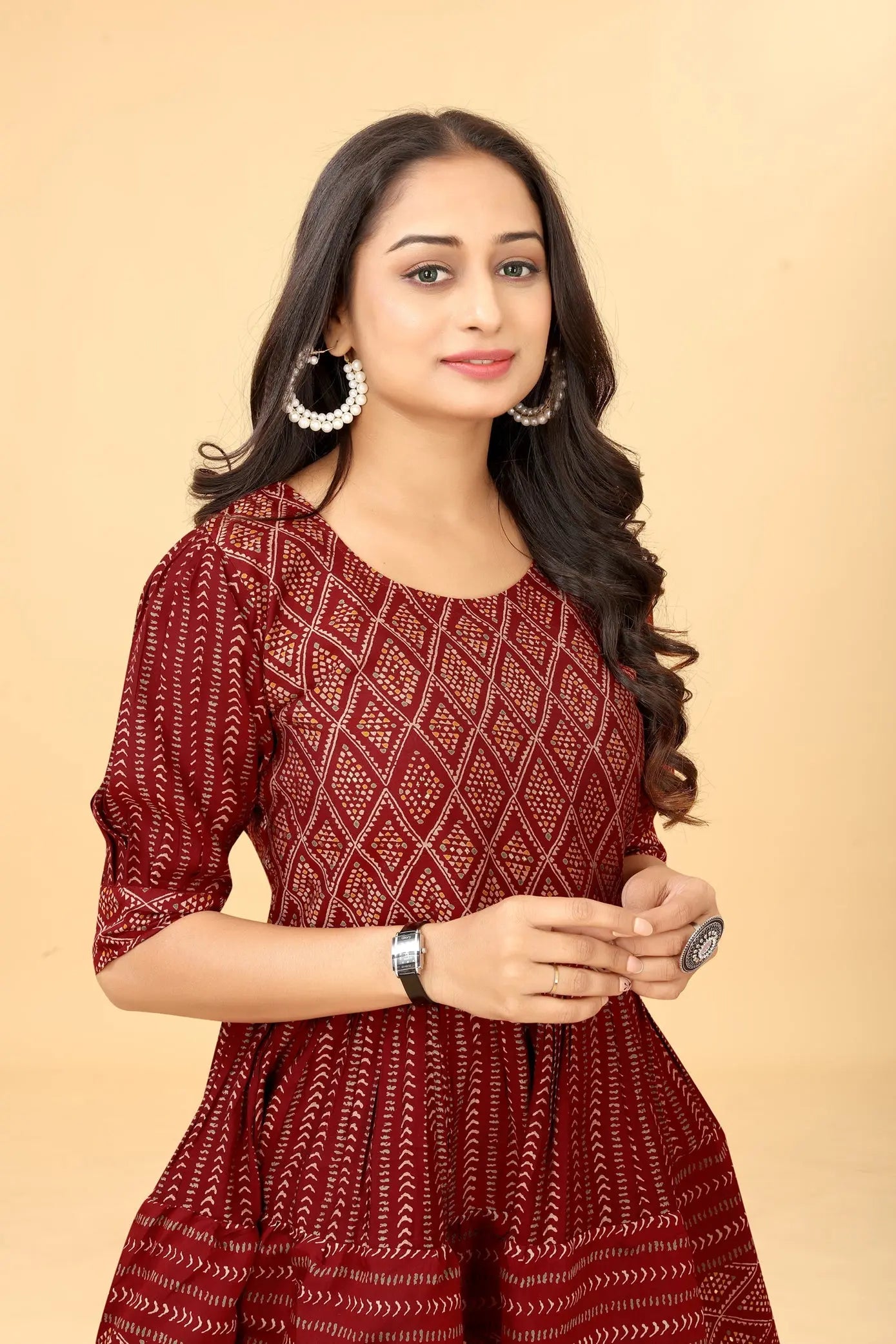 Buy Cotton Fit And Flare Dress Tunic Women’s Fashion Online - We Shine India