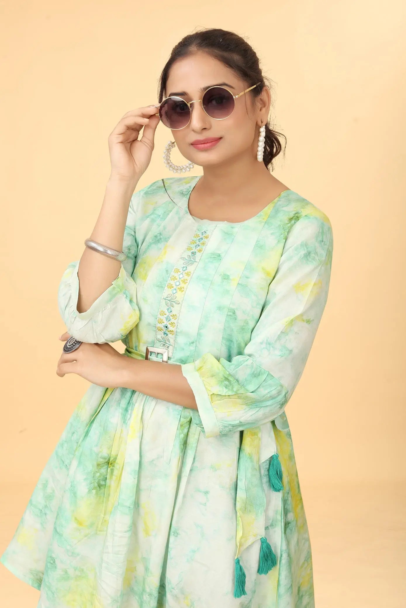 Buy Cotton Fit And Flare Dress Tunic Women’s Fashion Online - We Shine India