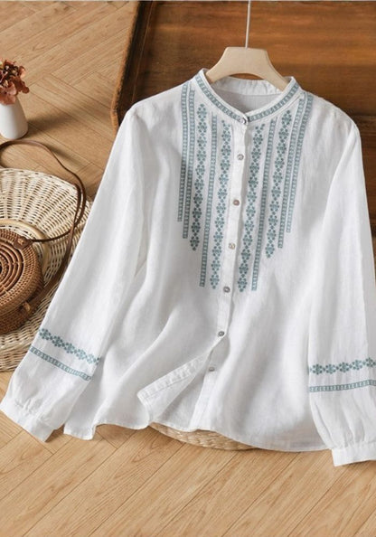 Stylish Embroidered Tunic Top for Women | Office & Casual Wear