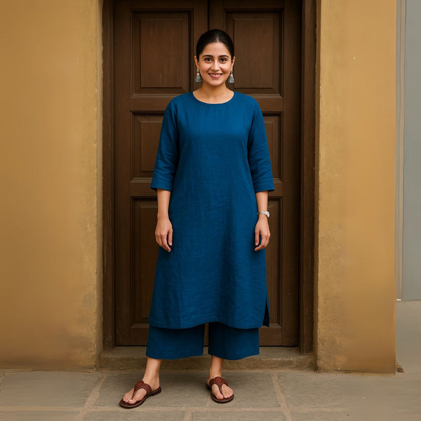Elegant Everyday Blue Kurta Set