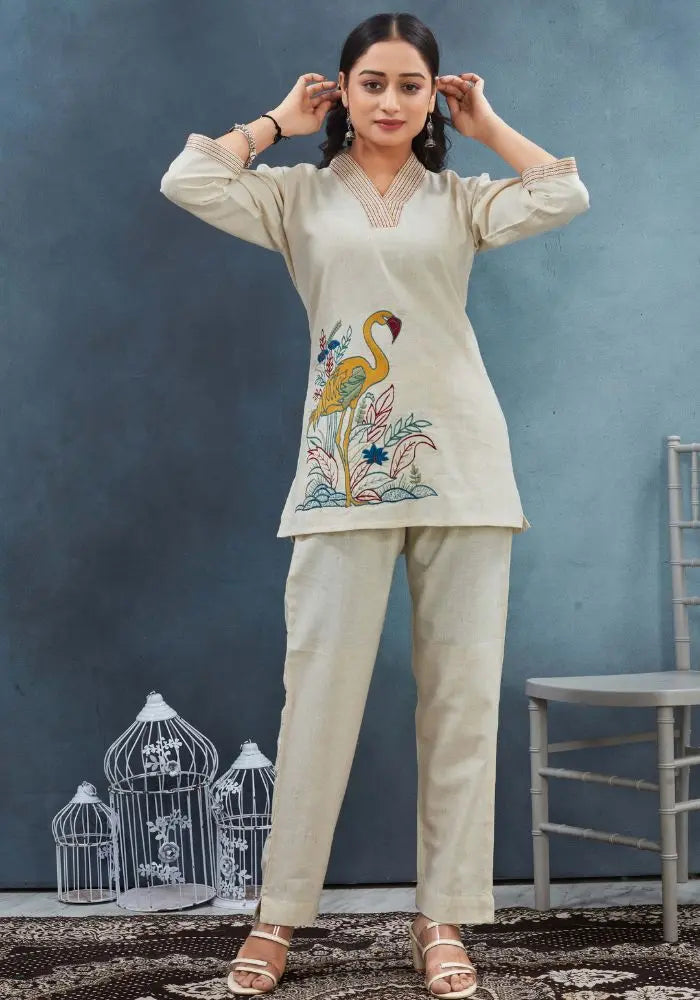 Buy Chic Cotton Embroidered Tunic  Women’s Fashion Online - We Shine