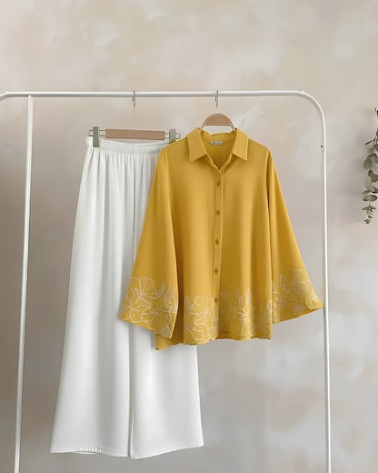 Heavy Rayon Premium Embroidery Co-ord Set