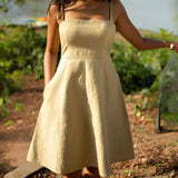 Pure Natural Cotton Fit and Flare Dress