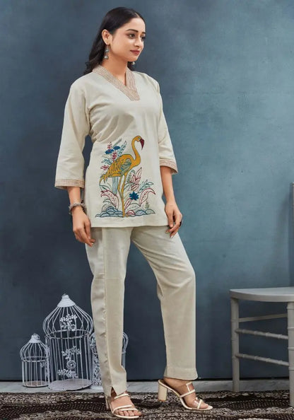 Buy Chic Cotton Embroidered Tunic  Women’s Fashion Online - We Shine