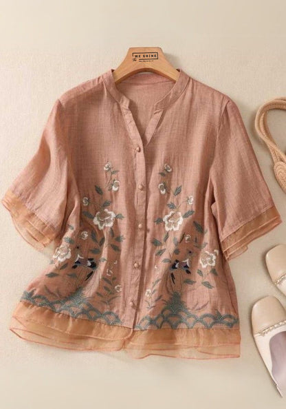 Everyday Cotton Embroidered Top