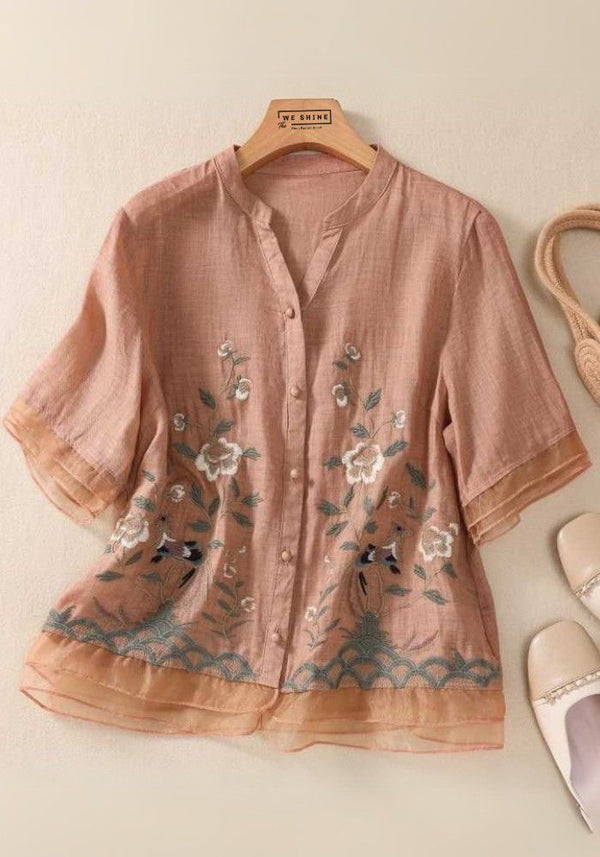 Everyday Cotton Embroidered Top