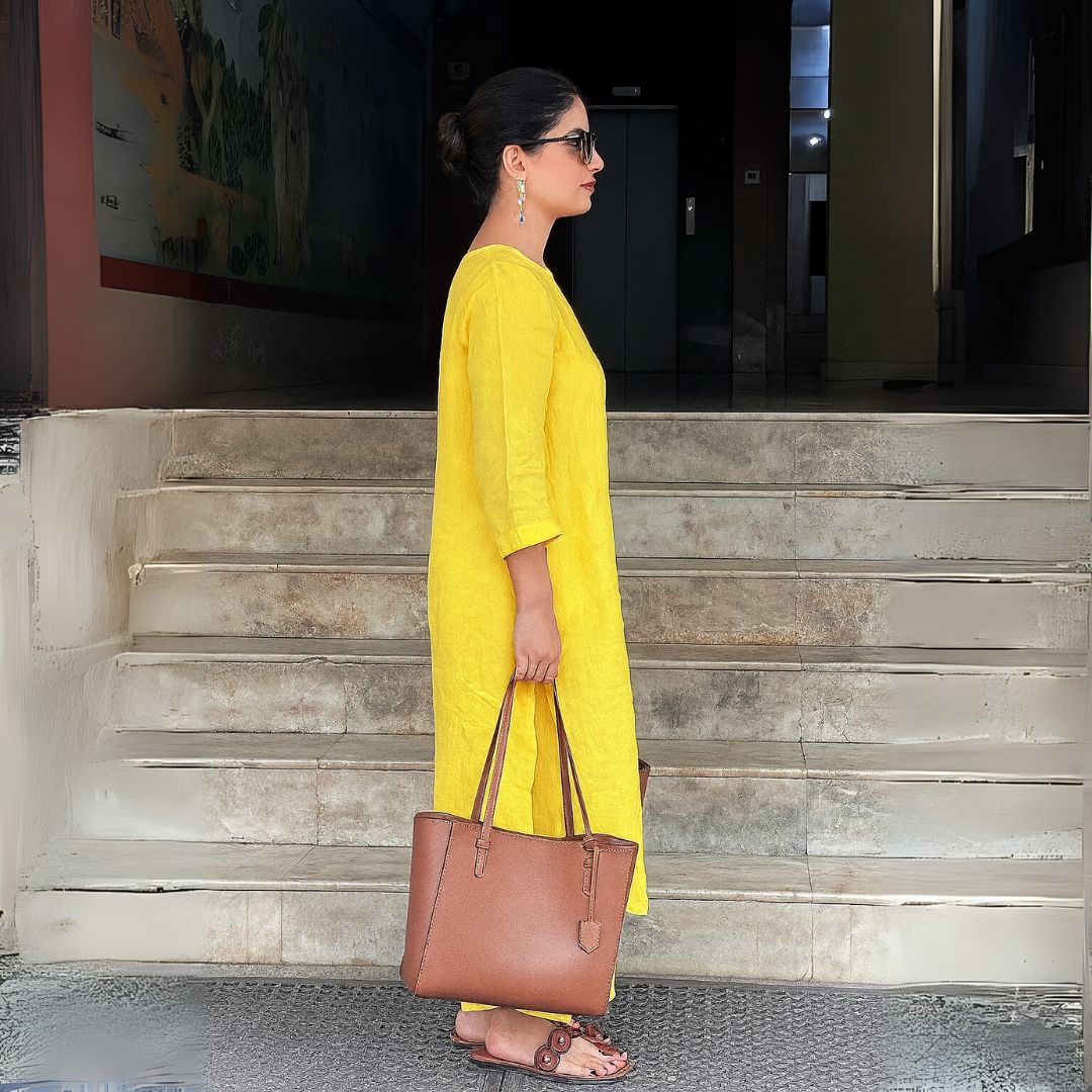 Elegant Everyday Yellow Co-ord Set