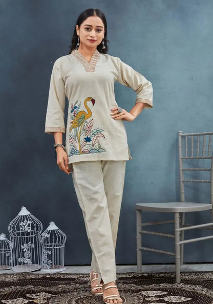 Buy Chic Cotton Embroidered Tunic  Women’s Fashion Online - We Shine