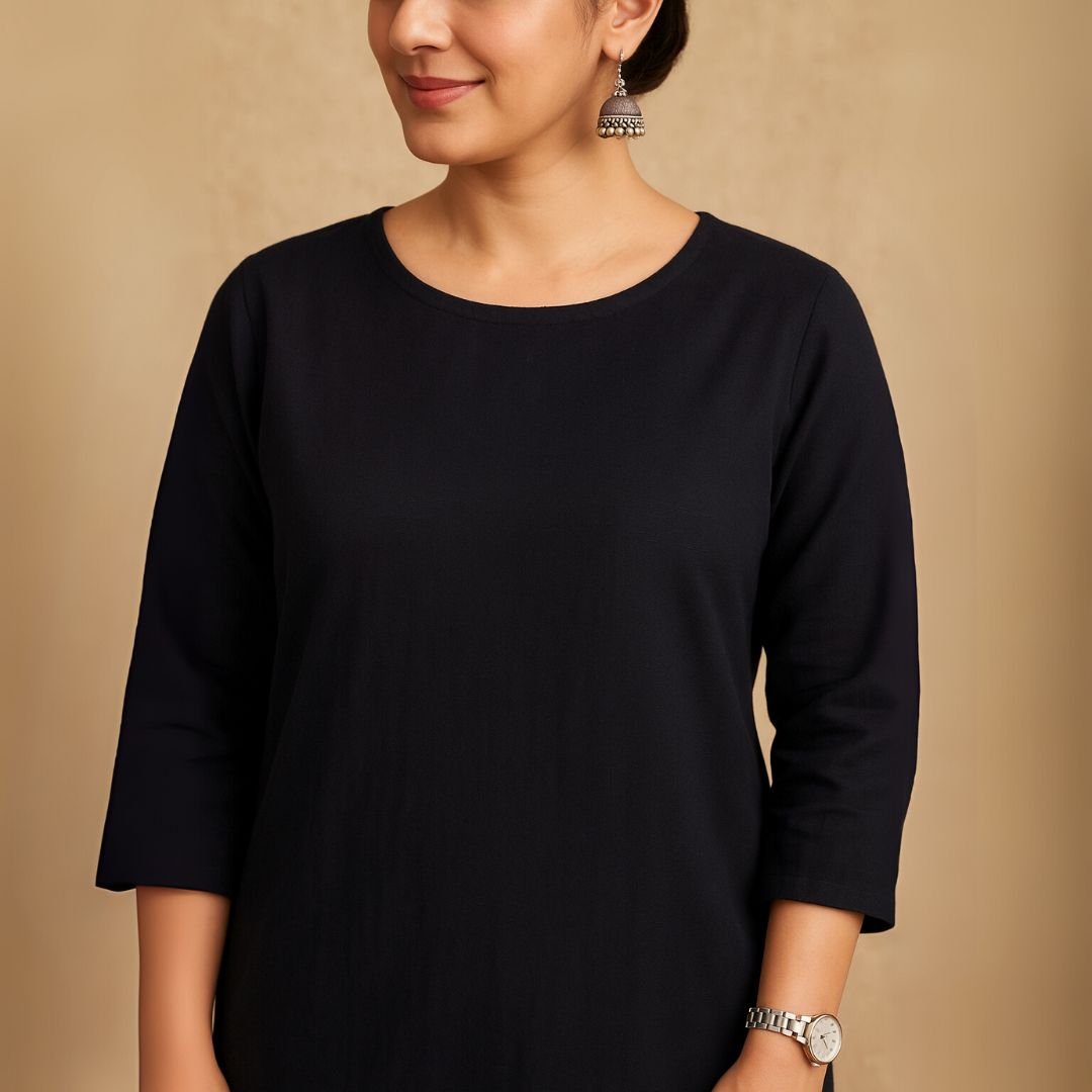 Elegant Everyday Black Co-ord Set