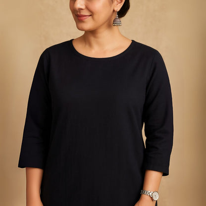 Elegant Everyday Black Kurta Set