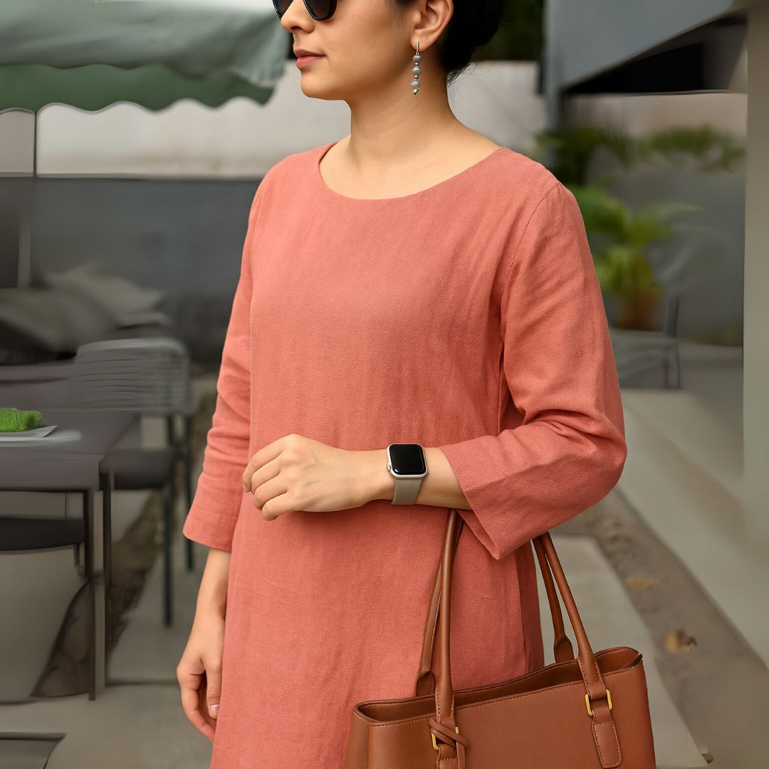 Elegant Everyday Light Pink Kurta Set