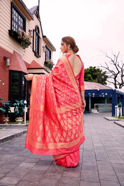 Buy Woven Banglori Pure Silk Saree Women’s Fashion Online - We Shine India
