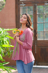Buy Heavy Rayon With Handwork Gajari Tunic  Women’s Fashion Online - We Shine