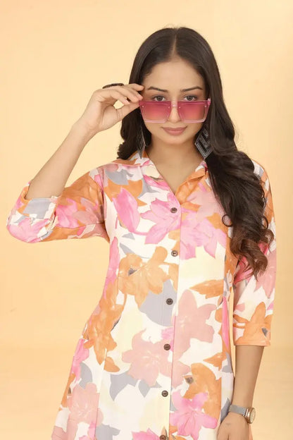 Buy We Shine Trendy A-line Pink Dress For Women Women’s Fashion Online - We Shine India