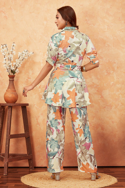 Buy Botanical Bliss Co-ord Set Women’s Fashion Online - WE SHINE India