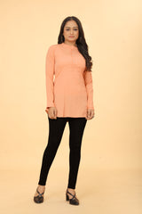 Casual Wear Stylish Peach Tunic