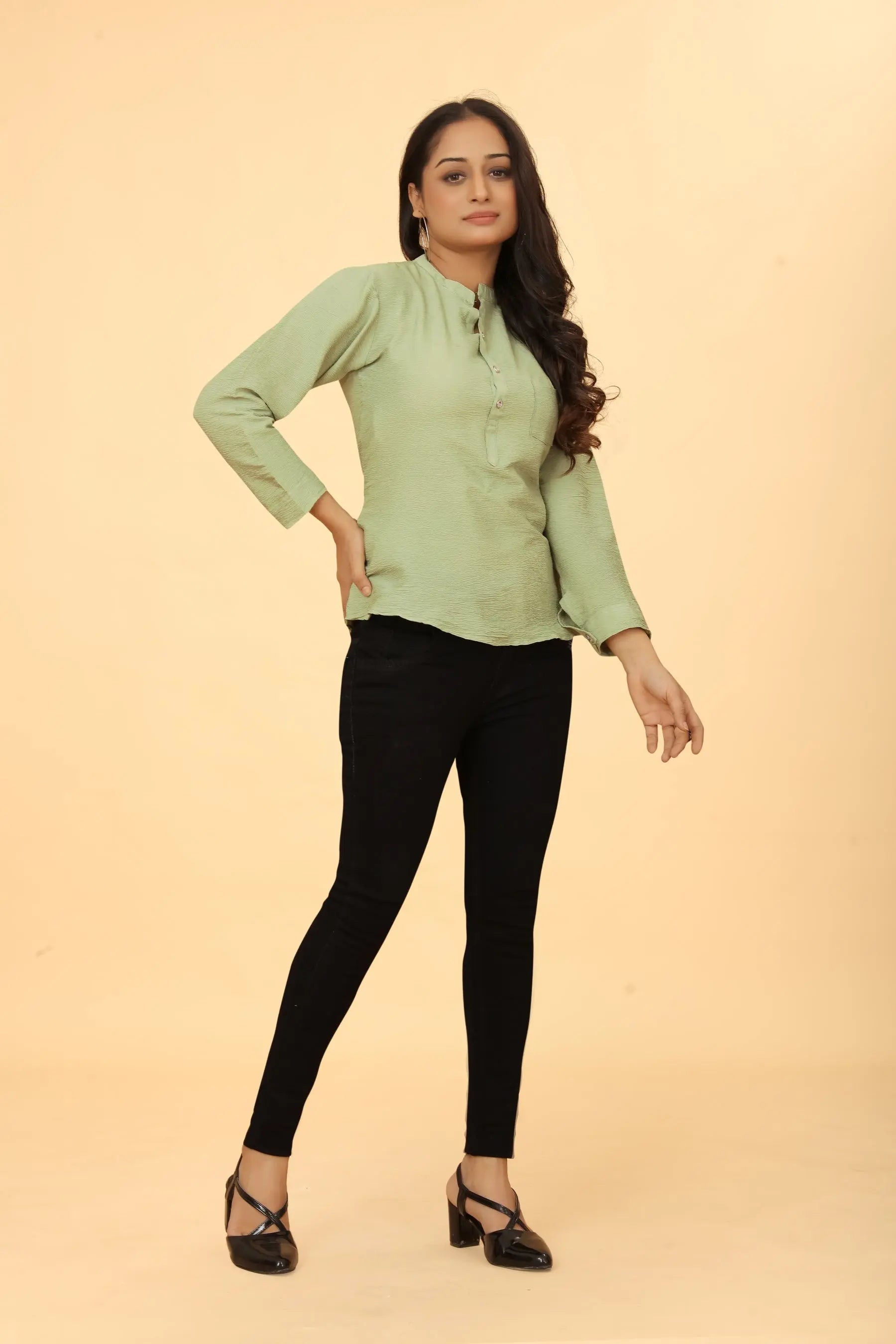 Buy Casual Wear Stylish Pista Tunic  Women’s Fashion Online - We Shine