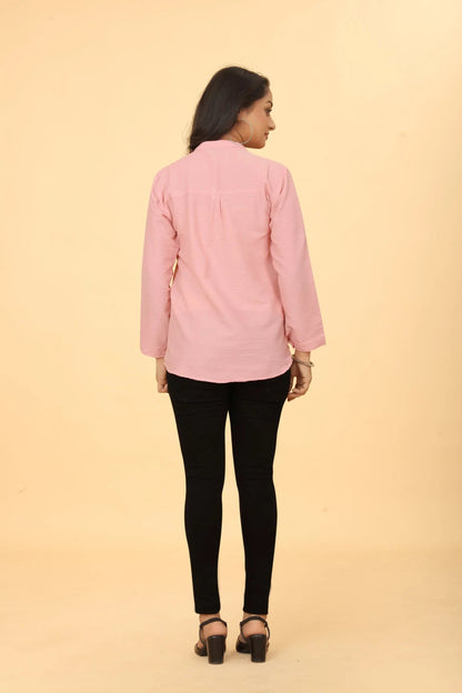 Buy Casual Wear Stylish Pink Tunic  Women’s Fashion Online - We Shine