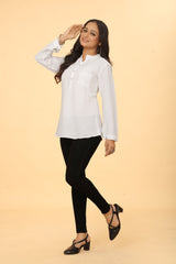 Casual Wear Stylish White Tunic