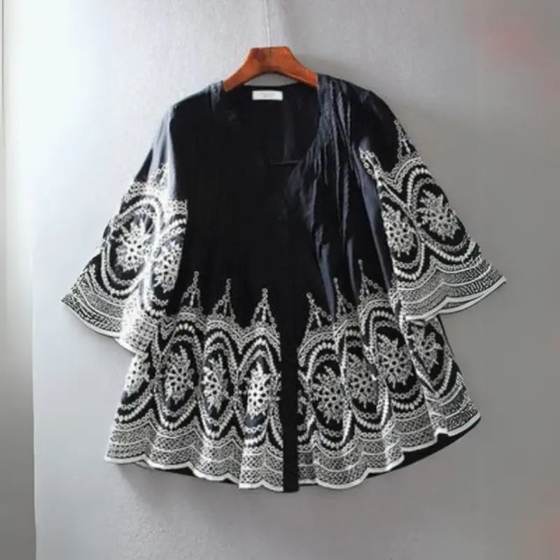 Buy Vintage Ethnic Heavy Chikankari Ruffle Cotton Tunic For Women Women’s Fashion Online - We Shine Heavy India