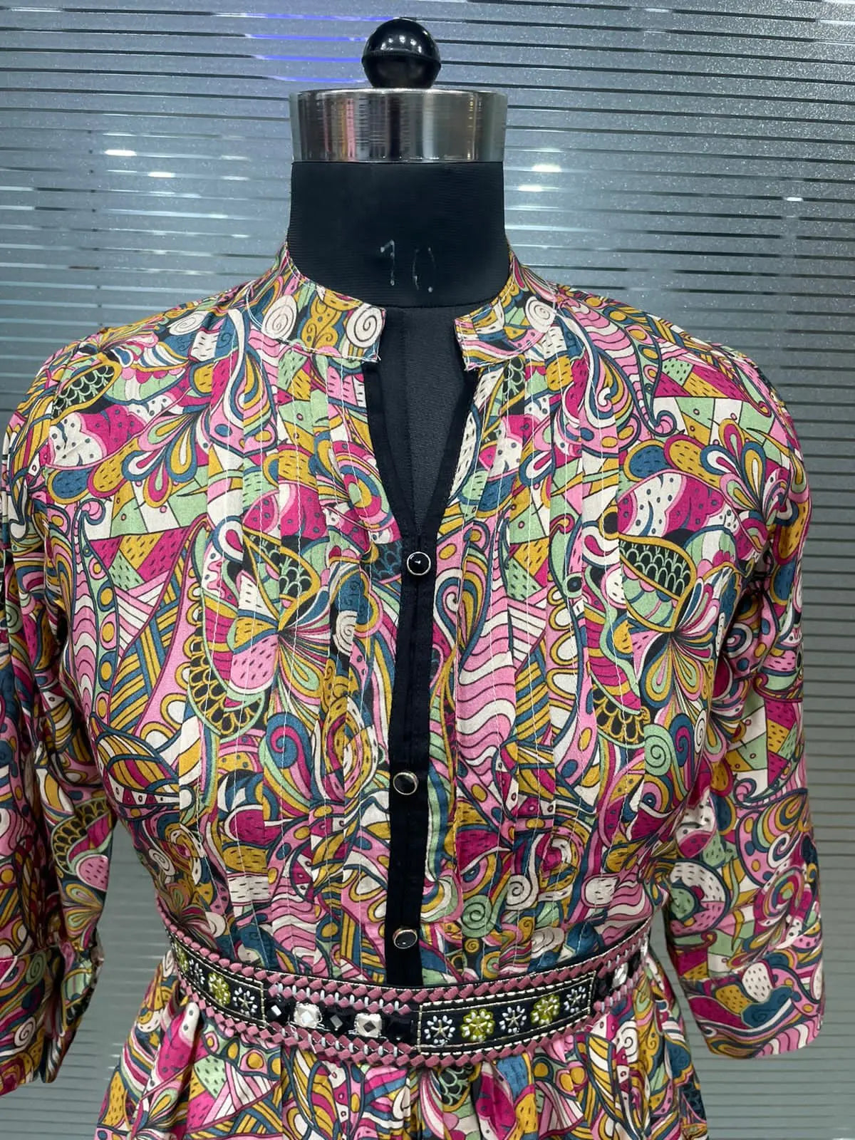 Buy Effortlessly Chic: Heavy Cotton Printed Tunic for Style and Comfort Women’s Fashion Online - WE SHINE India