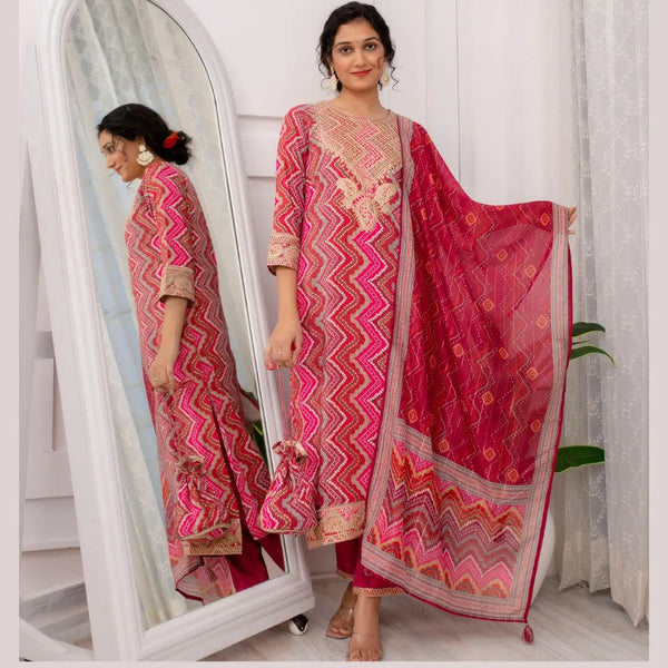 Buy Women Viscose Rayon Kurta Pant Dupatta Set  Women’s Fashion Online - We Shine