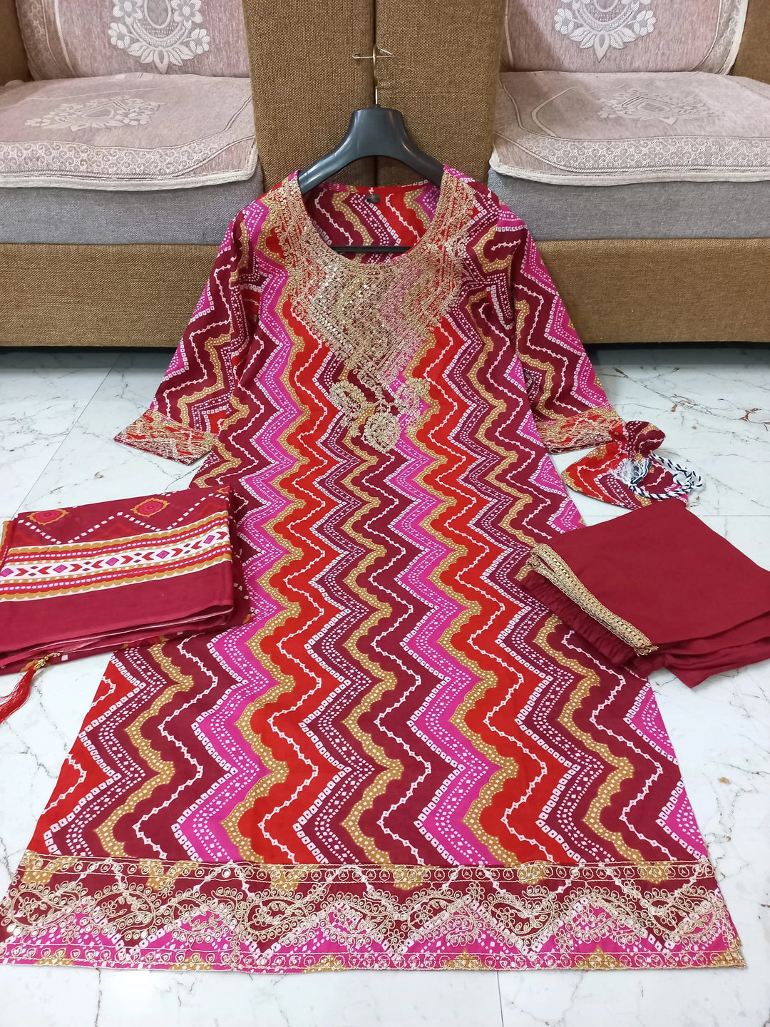 Buy Women Viscose Rayon Kurta Pant Dupatta Set  Women’s Fashion Online - We Shine