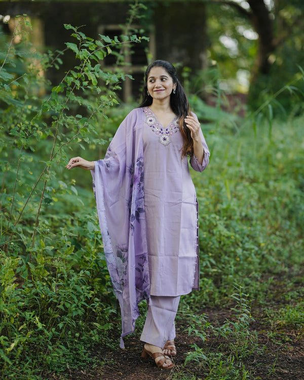 Buy Embroidered Kurta, Trouser/Pant & Dupatta Set  Women’s Fashion Online - We Shine