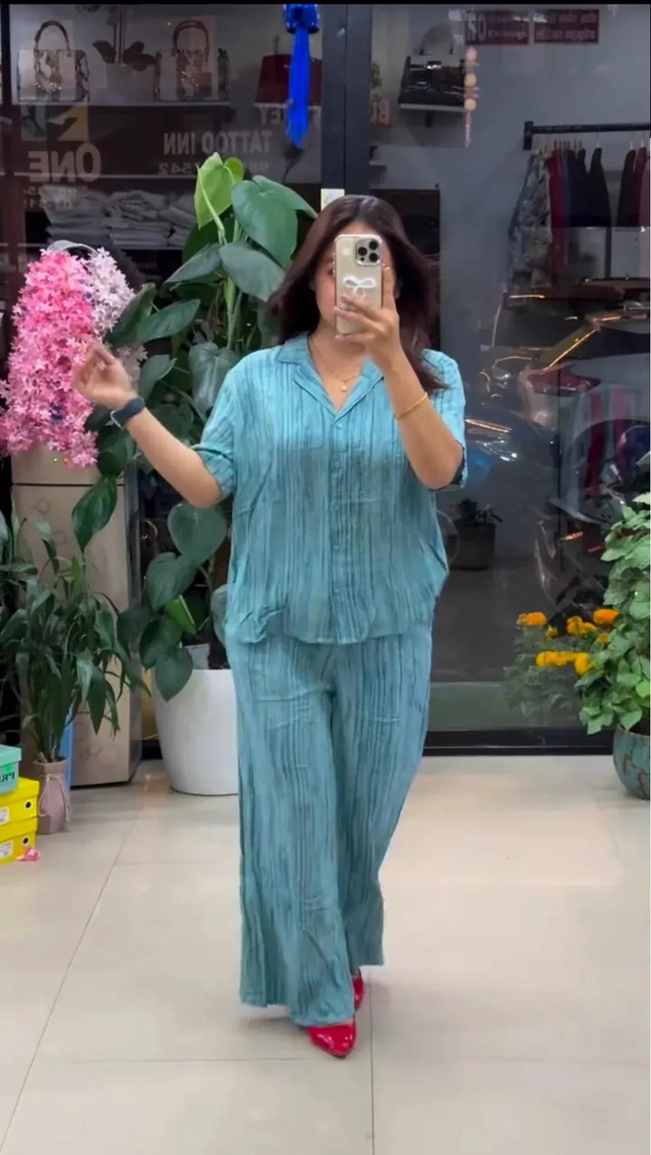 buy sky blue co-ord set online