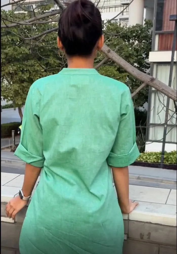 green co-ord set for women