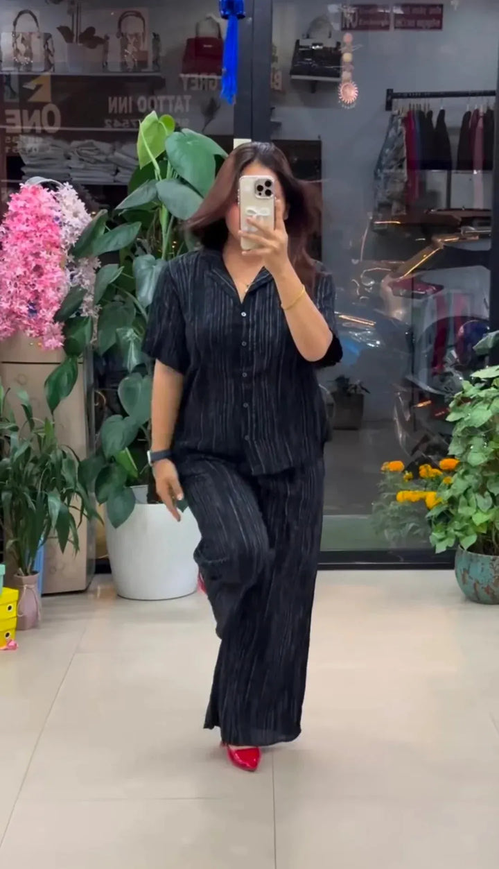 pure linen co-ord set