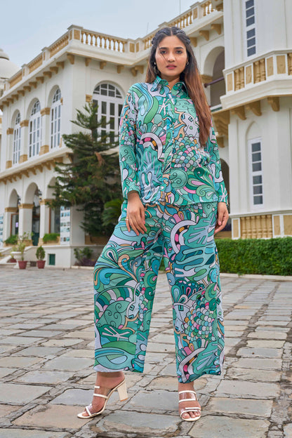 Buy Celebrity Wear Chic Co-Ord Set For Relaxed Day Or Airport Look  Women’s Fashion Online - We Shine