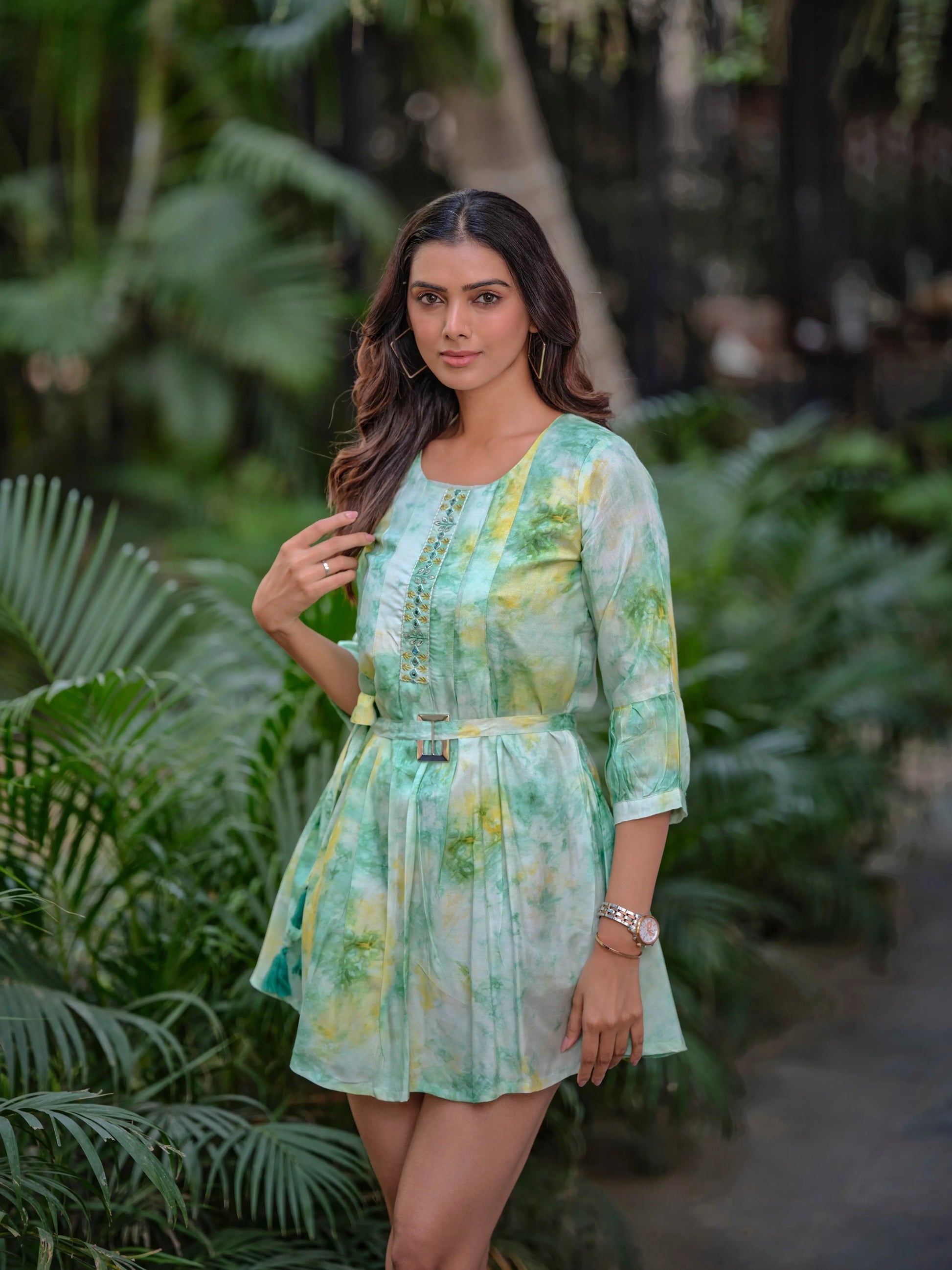 Buy Cotton Fit And Flare Dress Tunic Women’s Fashion Online - We Shine India