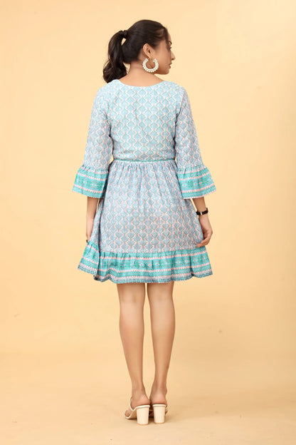 Buy Cotton Fit And Flare Dress Tunic Women’s Fashion Online - We Shine India