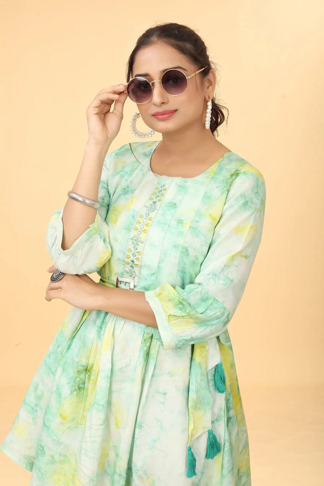 Buy Cotton Fit And Flare Dress Tunic Women’s Fashion Online - We Shine India