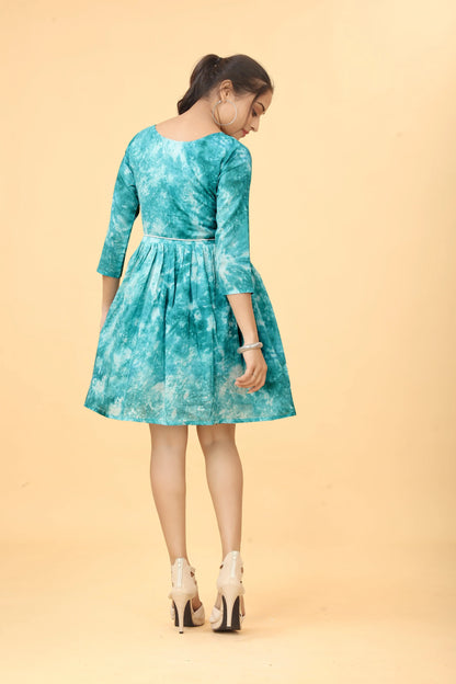 Buy Dyed Fit And Flare Mini Dress Tunic Women’s Fashion Online - We Shine India